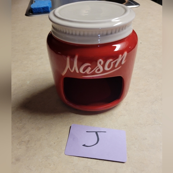 Nwot goodscious ceramic Mason jar dish sponge holder perfect condition - Picture 7 of 7